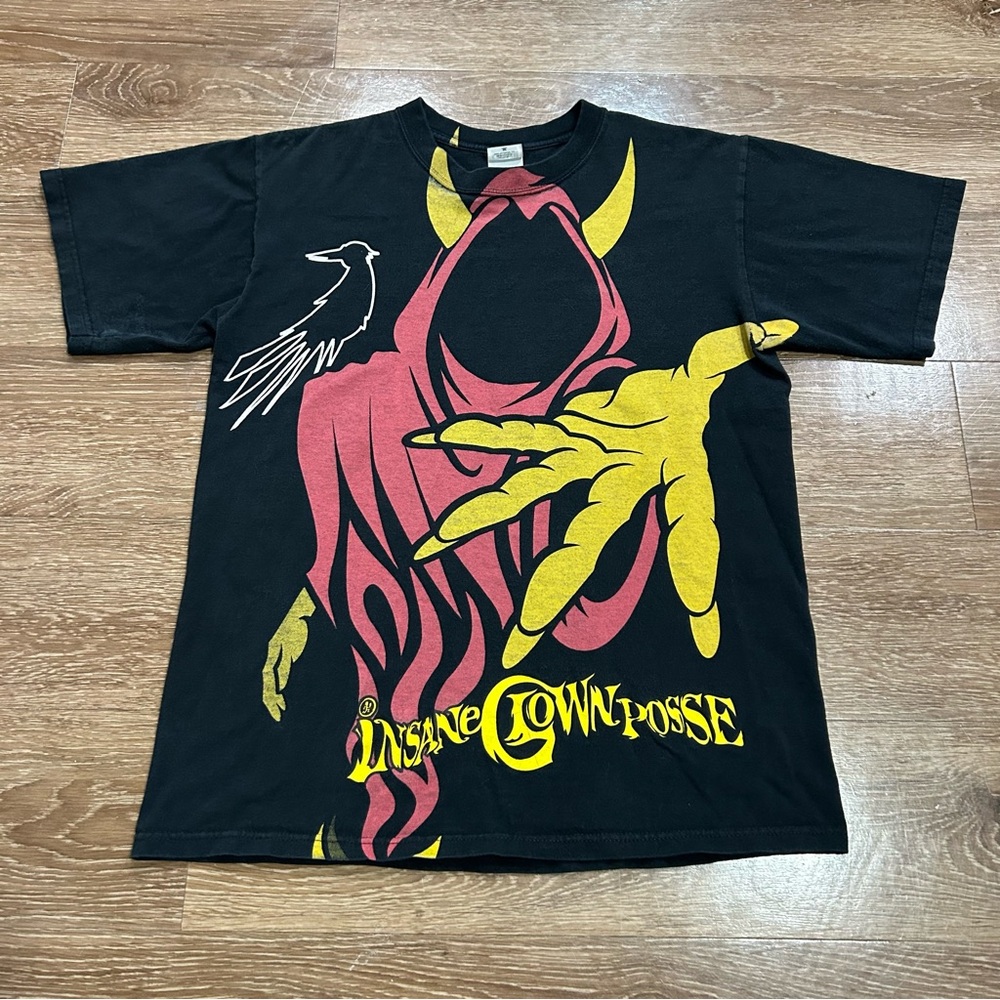 Vintage Insane Clown Posse Shirt Size Medium AOP Devil Juggalo Death Anvil